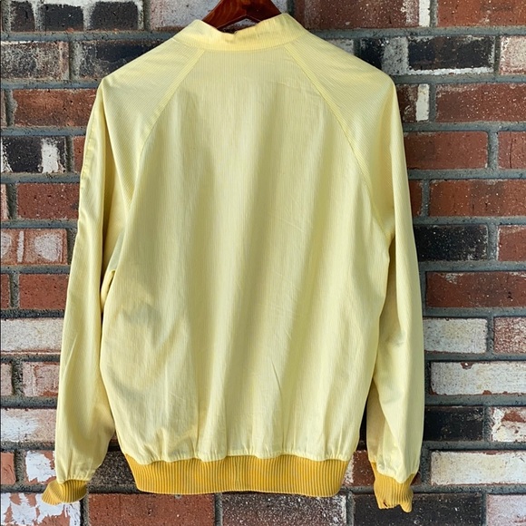 MENS BATTAGLIA BEVERLY HILLS REVERSIBLE YELLOW JACKET SIZE 48💛🧥